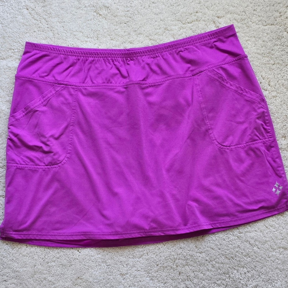 JOFit Women's Purple Athletic Golf Skort Size XL Tennis Golf Athleisure